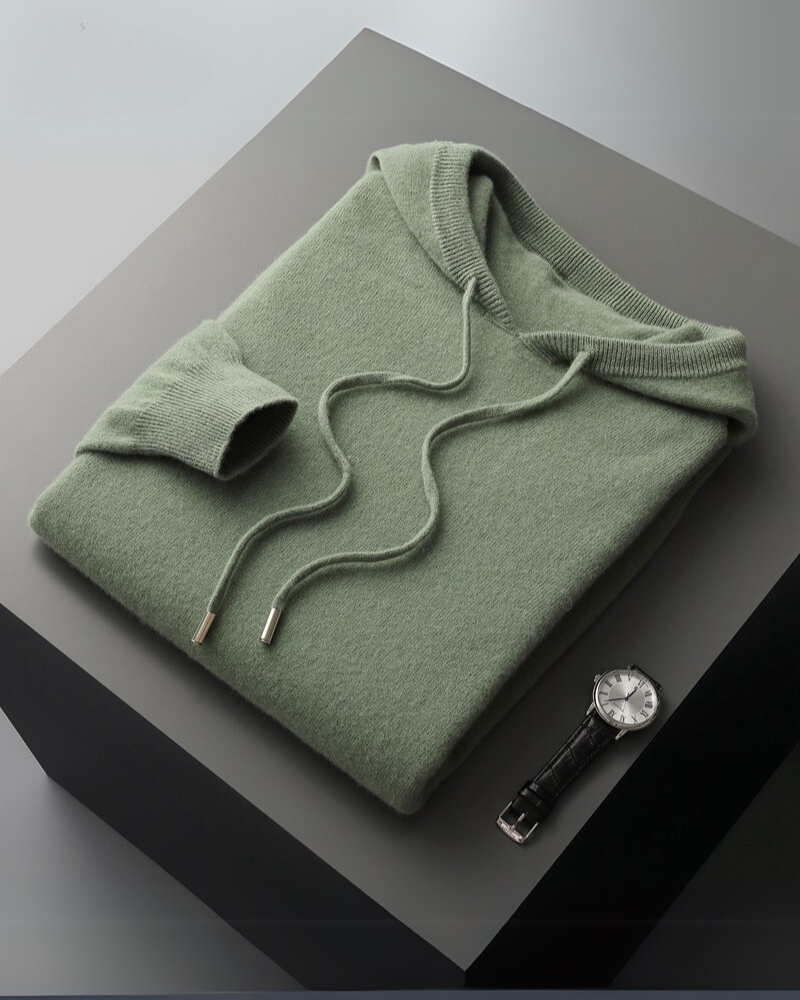Moletom com Capuz 100% Cashmere