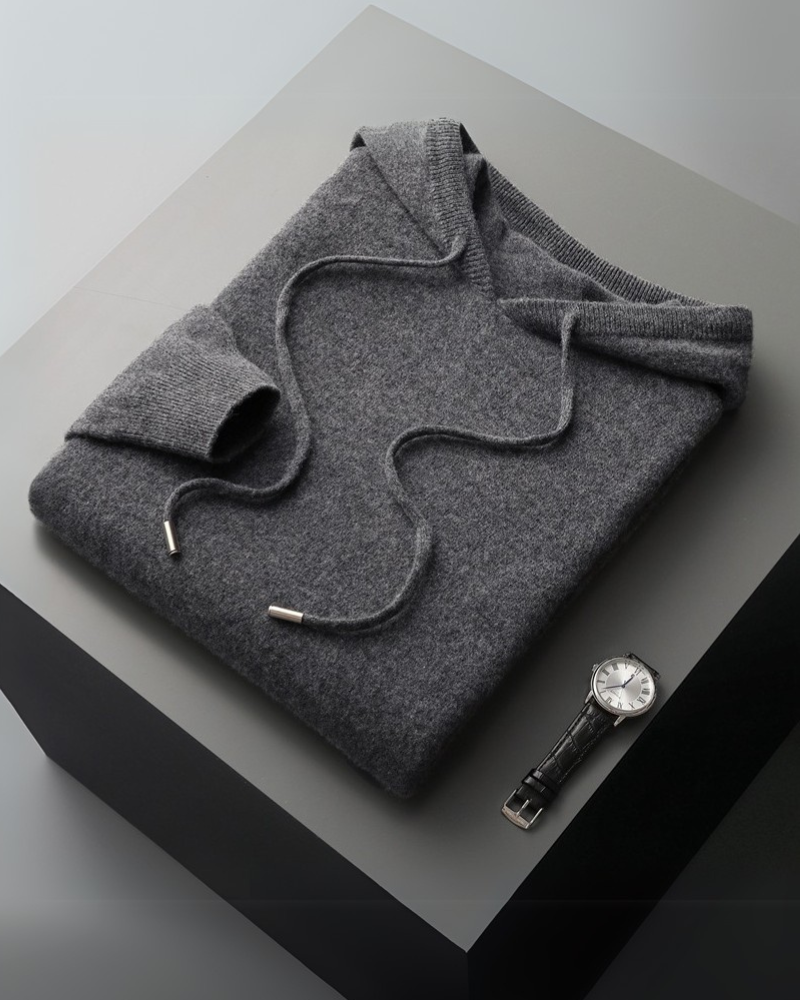 Moletom com Capuz 100% Cashmere