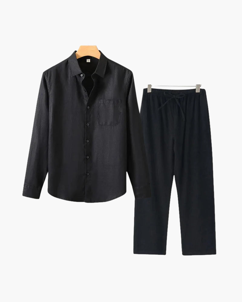 Conjunto de Linho Old Money (Manga Longa)