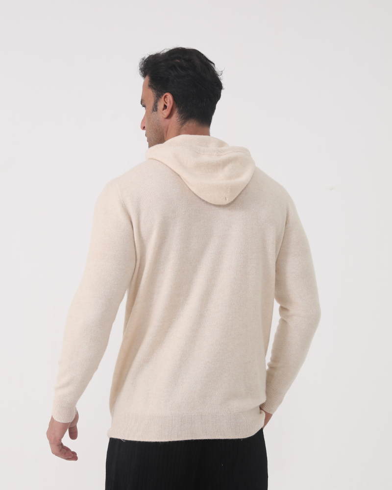 Moletom com Capuz 100% Cashmere