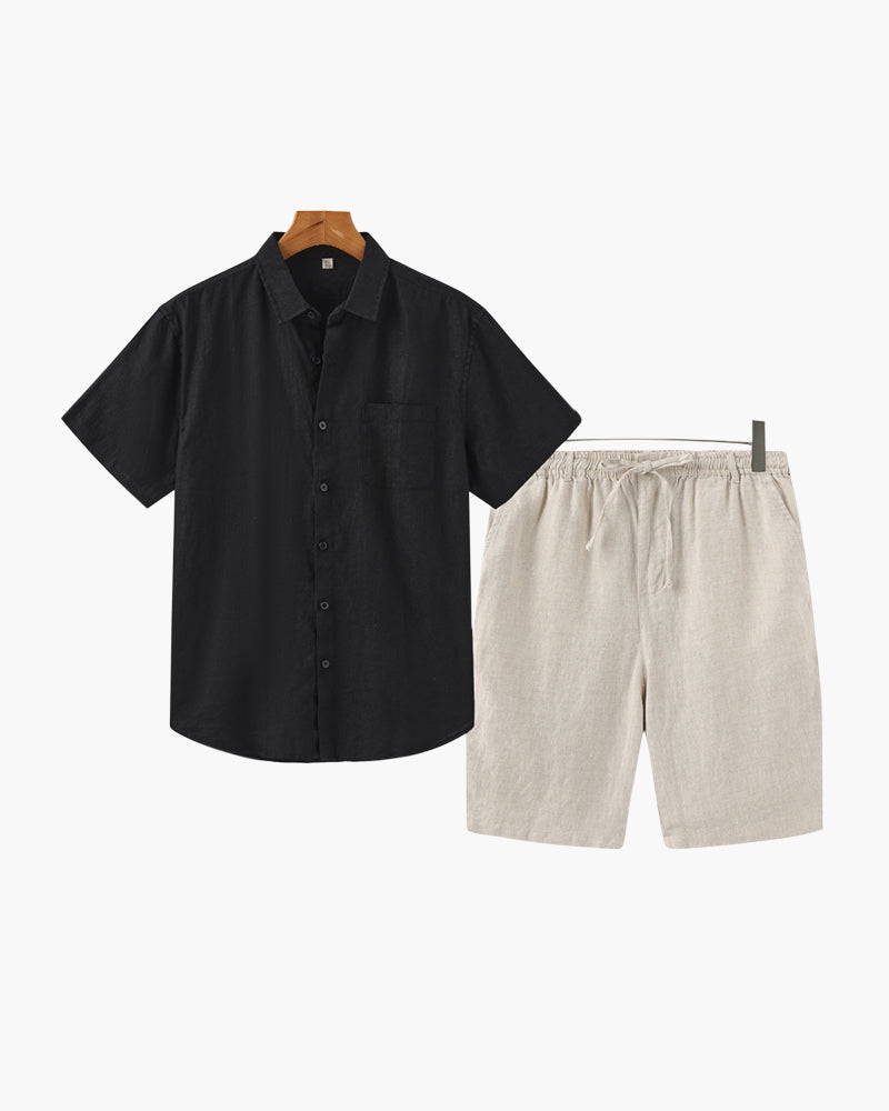 Conjunto de Linho Old Money (Shorts)