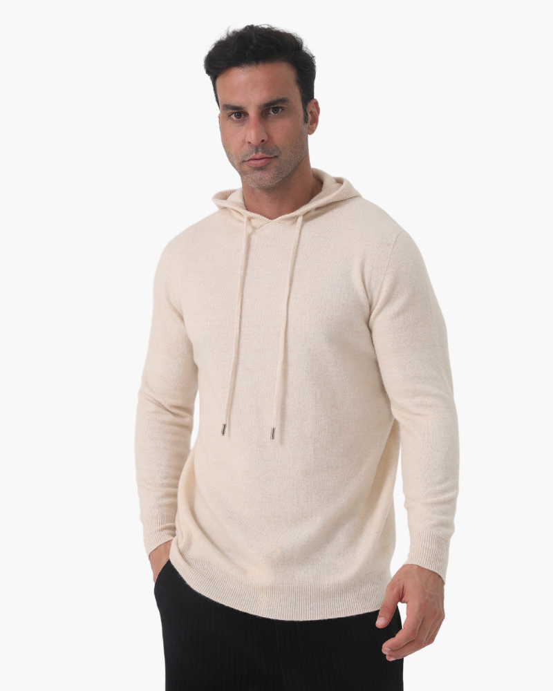 Moletom com Capuz 100% Cashmere