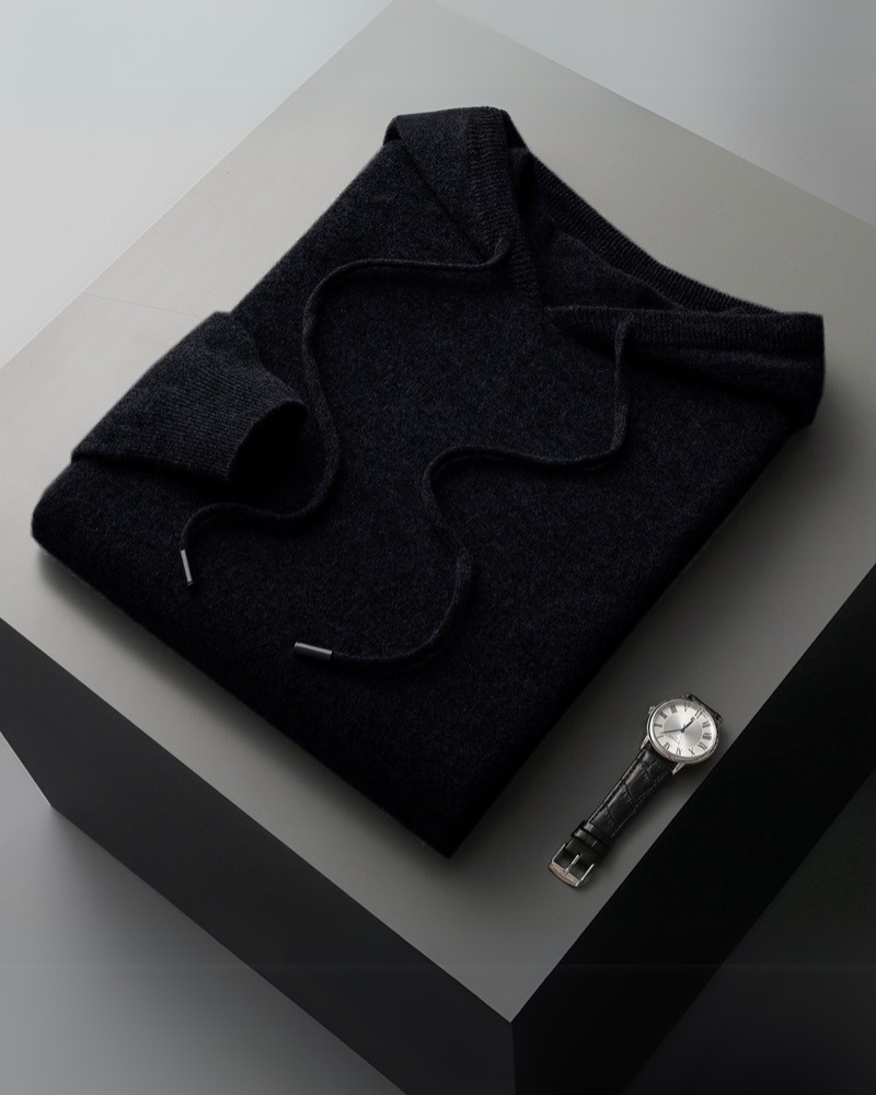 Moletom com Capuz 100% Cashmere
