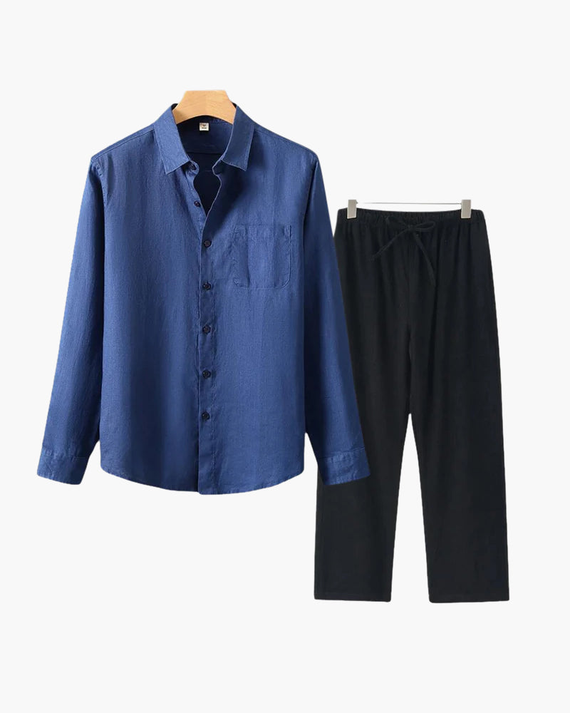 Conjunto de Linho Old Money (Manga Longa)