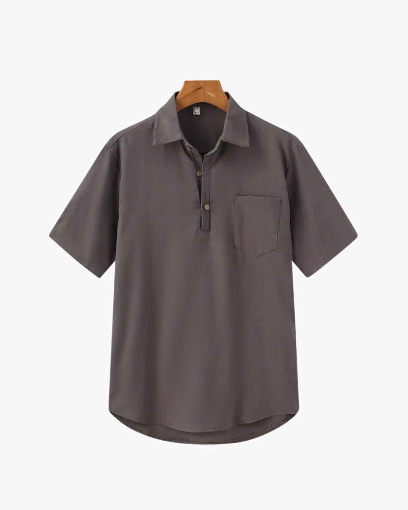 Polo de Linho Casablanca