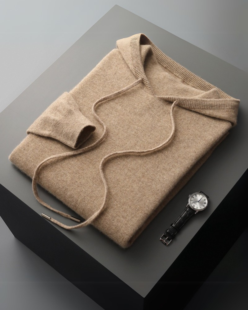 Moletom com Capuz 100% Cashmere
