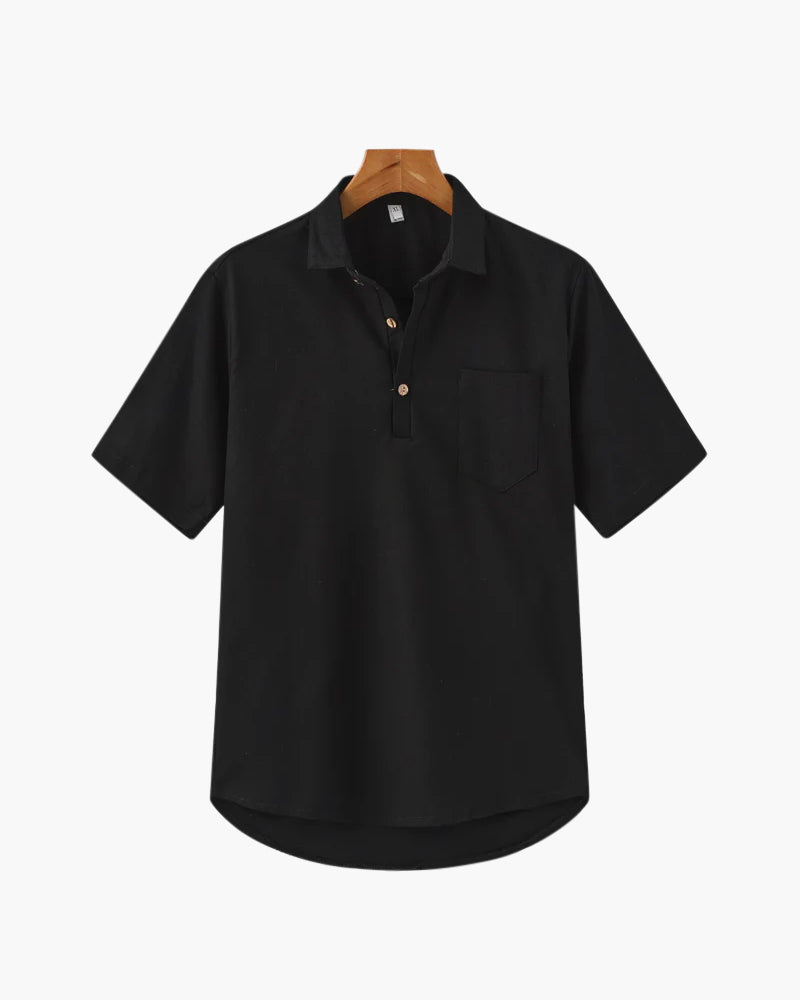 Polo de Linho Casablanca