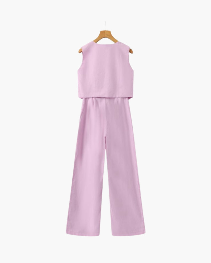 Conjunto de Linho Classy Lady – Duas Peças
