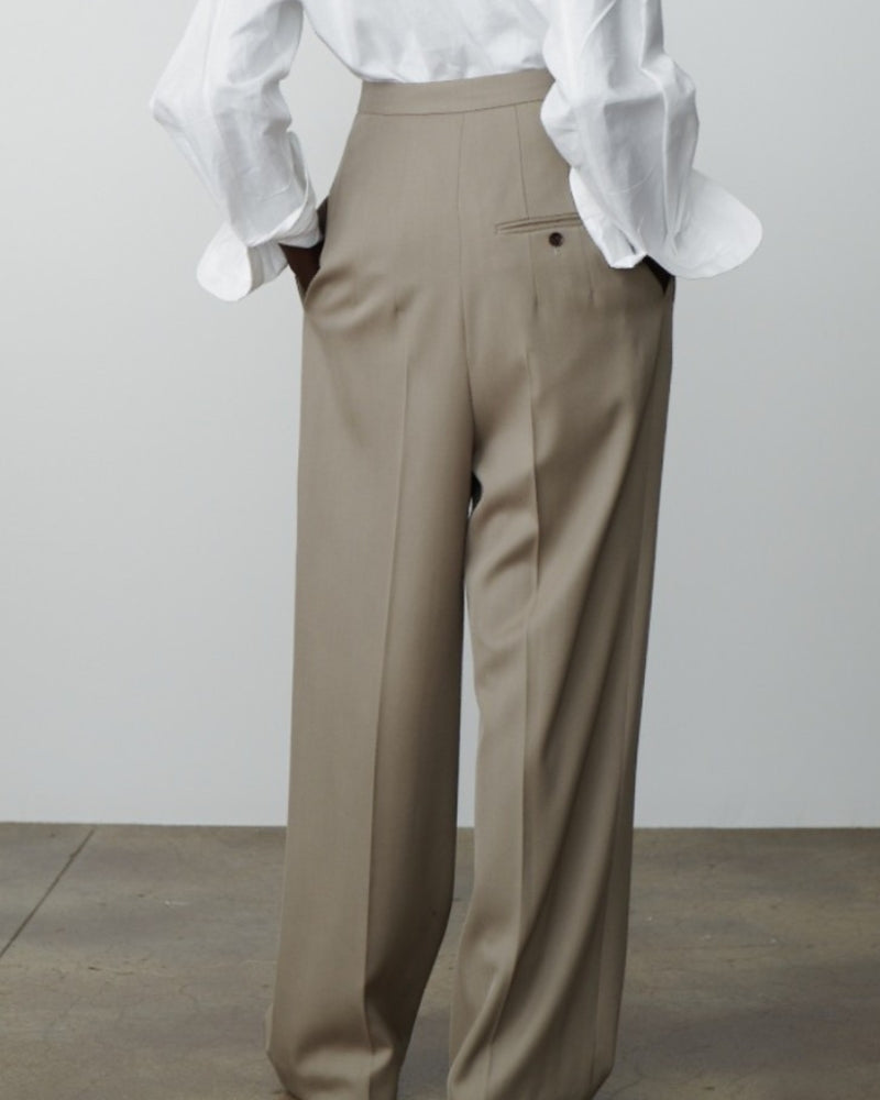Calça de Lã Oversized