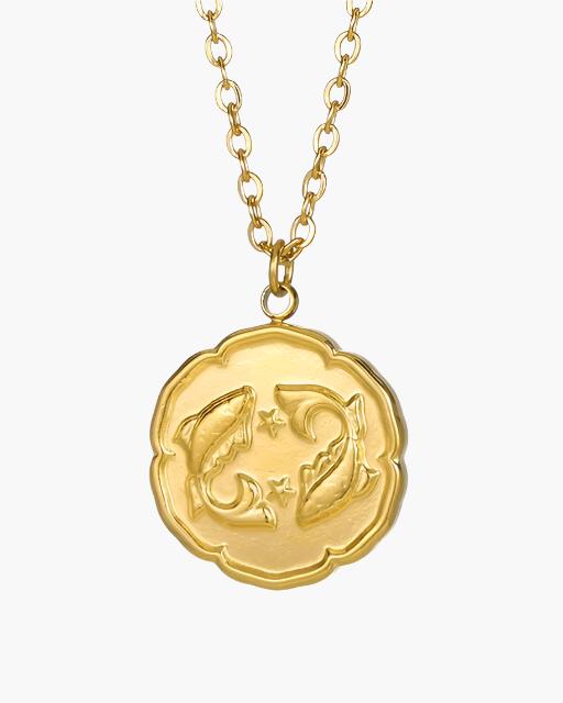 Colar de Signo do Zodíaco - Dourado