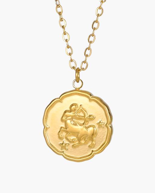 Colar de Signo do Zodíaco - Dourado