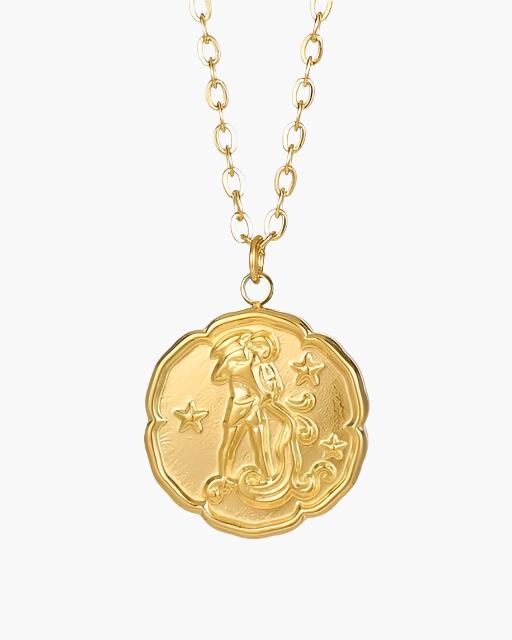 Colar de Signo do Zodíaco - Dourado