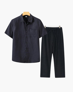 Conjunto de Linho Old Money (Manga Curta)