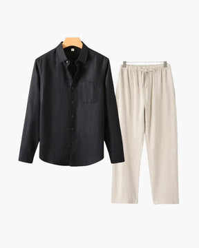 Conjunto de Linho Old Money (Manga Longa)