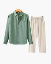 Conjunto de Linho Old Money (Manga Longa)