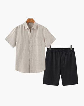 Conjunto de Linho Old Money (Shorts)