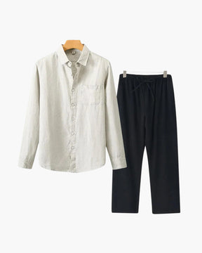 Conjunto de Linho Old Money (Manga Longa)
