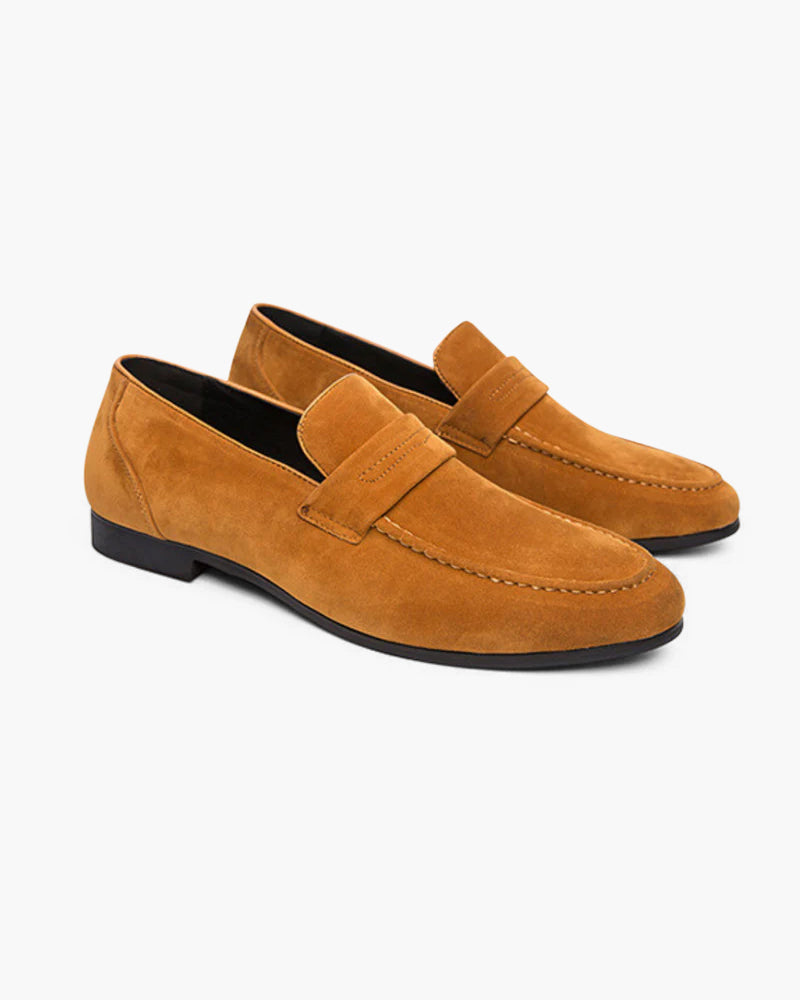 Mocassim Penny de Camurça Old Money