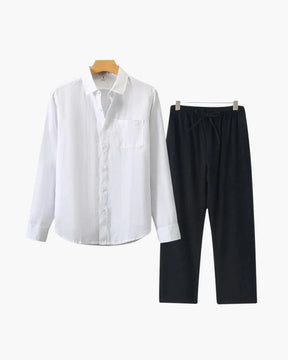 Conjunto de Linho Old Money (Manga Longa)