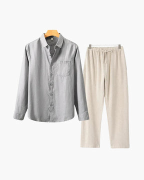 Conjunto de Linho Old Money (Manga Longa)