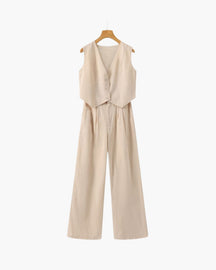 Conjunto de Linho Classy Lady – Duas Peças