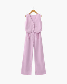 Conjunto de Linho Classy Lady – Duas Peças