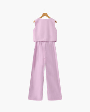 Conjunto de Linho Classy Lady – Duas Peças
