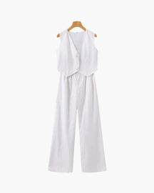 Conjunto de Linho Classy Lady – Duas Peças