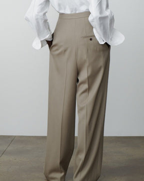 Calça de Lã Oversized