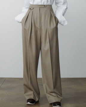 Calça de Lã Oversized