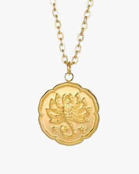 Colar de Signo do Zodíaco - Dourado