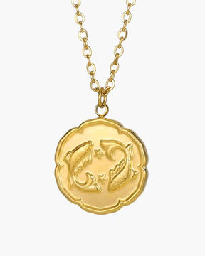 Colar de Signo do Zodíaco - Dourado