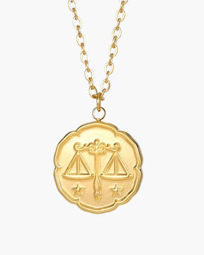 Colar de Signo do Zodíaco - Dourado