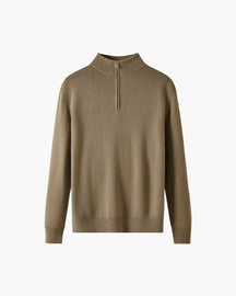 Jaqueta com Zíper 100% Lã Merino
