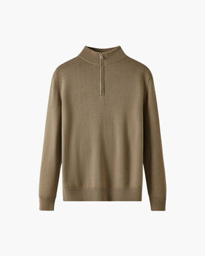 Jaqueta com Zíper 100% Lã Merino